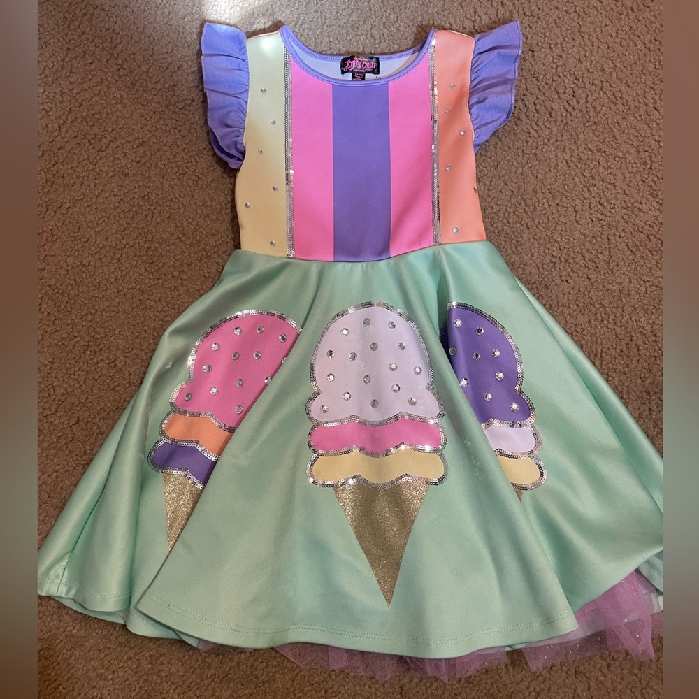 Jojo Siwa Ice cream dress girls 4/5